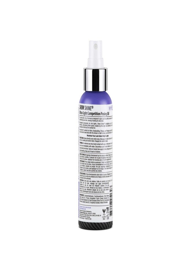 Pro Tan, Show Shine, Maximum Definition Ultra-Light Posing Oil, Stage Oil, Fitness Event, Modeling, Photoshoot, 4 oz. - Image 2
